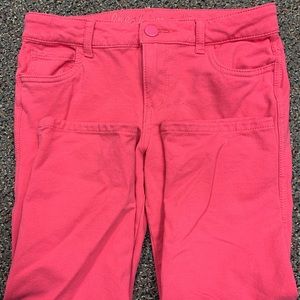 Girls pink pants